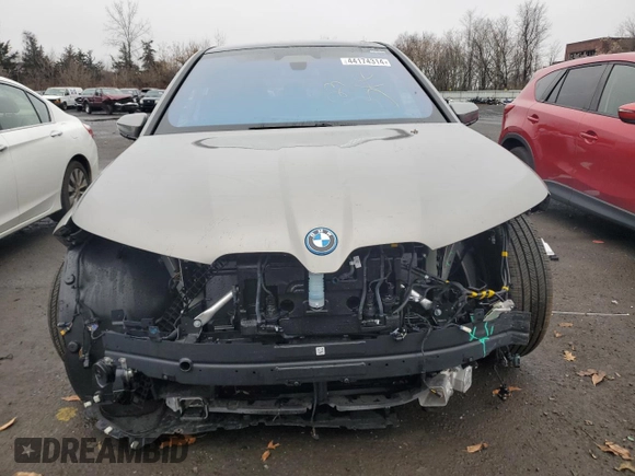2023 BMW iX xDrive50 with VIN WB523CF03PCM84985, listed as a Copart auction lot 44174314 with 2,220 mi miles. Bid and sale history available at carsss.com. Image 5.