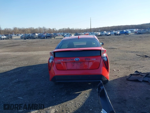 2018 Toyota Prius Two with VIN JTDKBRFUXJ3592766, listed as a IAAI auction lot 41753682 with 125,662 mi miles. Bid and sale history available at carsss.com. Image 16.