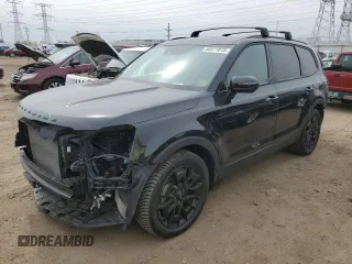 2022 Kia Telluride SX with VIN 5XYP5DHC6NG220251, listed as a Copart auction lot 50571815 with 36,737 mi miles and Salvage Title. Bid and sale history available at carsss.com. Image 1.