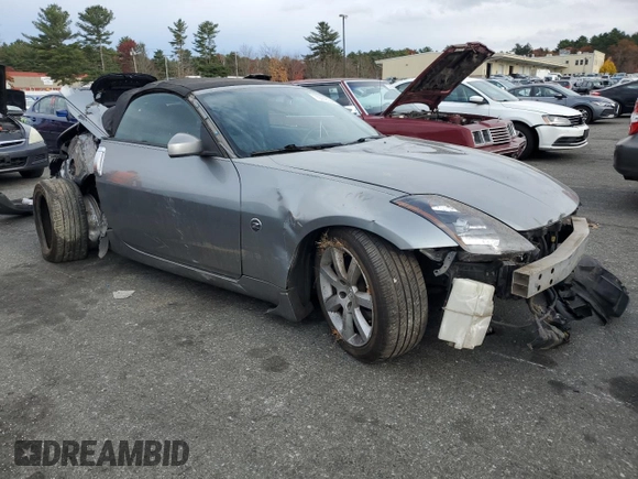 2004 Nissan 350Z Touring z VIN JN1AZ36A44M253626, wystawiony jako Copart lot #79089504 z przebiegiem 138 345 mil mil oraz Szkoda całkowita • Salvage title. Historia ofert i sprzedaży dostępna na DreamBid. Obrazek 4.