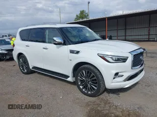2020 Infiniti QX80 LUXE with VIN JN8AZ2NE6L9251314, listed as a IAAI auction lot 41520416 with 97,252 mi miles. Bid and sale history available at carsss.com. Image 1.