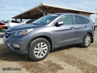 2015 Honda CR-V EX with VIN 2HKRM3H52FH526056, listed as a Copart auction lot 49664985 with 105,349 mi miles and Salvage Title. Bid and sale history available at carsss.com. Image 1.