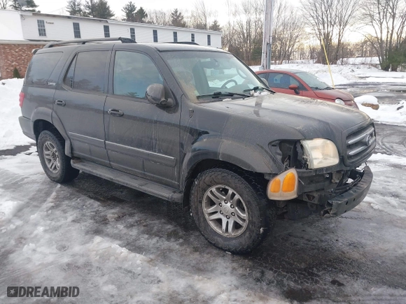 2003 Toyota Sequoia Limited with VIN 5TDBT48A13S177601, listed as a IAAI auction lot 41491390 with 218,243 mi miles. Bid and sale history available at carsss.com. Image 1.