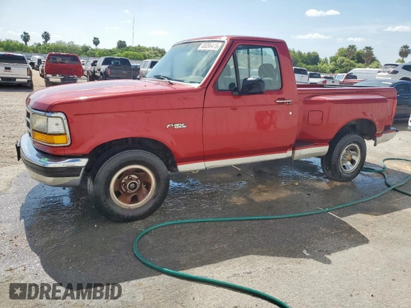 1992 Ford F-150 with VIN 1FTDF15N1NKB23862, listed as a Copart auction lot 65095475 with 100,853 mi miles and Clean title. Bid and sale history available at DreamBid. Image 1.