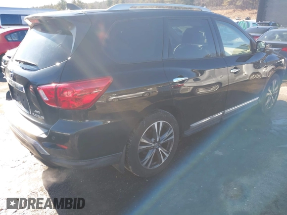 2020 Nissan Pathfinder Platinum with VIN 5N1DR2DM5LC638355, listed as a IAAI auction lot 41501559 with 32,612 mi miles. Bid and sale history available at carsss.com. Image 4.