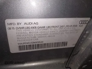 2016 Audi A4 Premium Plus с VIN WAUFFAFL0GN009548, выставлен на аукционе IAAI как лот 41974005 с пробегом 112 969 миль миль и . История ставок и продаж доступна на DreamBid. Изображение 9.