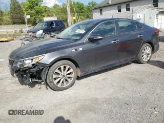 2018 Kia Optima LX with VIN 5XXGT4L33JG231140, listed as a Copart auction lot 55649125 with 110,102 mi miles and Clean Title. Bid and sale history available at carsss.com. Image 1.