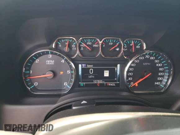 2019 Chevrolet Suburban LT with VIN 1GNSCHKCXKR207233, listed as a Copart auction lot 55410464 with 107,500 mi miles and Salvage Title. Bid and sale history available at DreamBid. Image 9.
