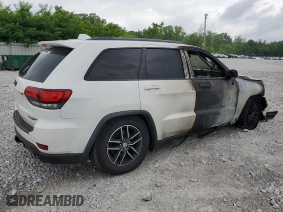2017 Jeep Grand Cherokee Trailhawk with VIN 1C4RJFLG9HC602034, listed as a Copart auction lot 59823085 with Not provided miles and Salvage title. Bid and sale history available at DreamBid. Image 3.