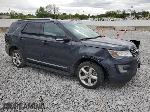 2017 Ford Explorer XLT z VIN 1FM5K8DH1HGA85833, wystawiony jako Copart lot #56557085 z przebiegiem 243 806 mil mil oraz Czysty tytuł • Clean title. Historia ofert i sprzedaży dostępna na DreamBid. Obrazek 4.