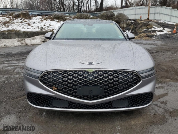 2024 Genesis G90 e-SC with VIN KMTFC4SD7RU037952, listed as a Copart auction lot 42603255 with 4,277 mi miles and Salvage Title. Bid and sale history available at carsss.com. Image 5.