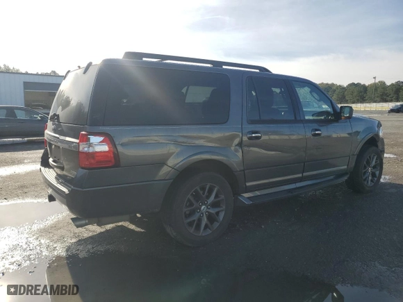 2017 Ford Expedition EL Limited with VIN 1FMJK1KT0HEA76811, listed as a Copart auction lot 49886915 with 117,529 mi miles and Salvage Title. Bid and sale history available at carsss.com. Image 3.