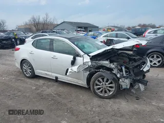 2015 Kia Optima EX with VIN 5XXGN4A77FG509304, listed as a IAAI auction lot 42026439 with 96,144 mi miles. Bid and sale history available at carsss.com. Image 1.