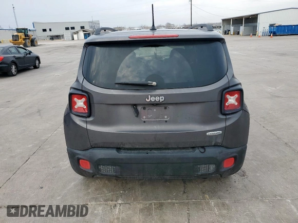 2017 Jeep Renegade Latitude with VIN ZACCJABB6HPE80579, listed as a Copart auction lot 47595555 with 145,931 mi miles and Salvage Title. Bid and sale history available at DreamBid. Image 6.