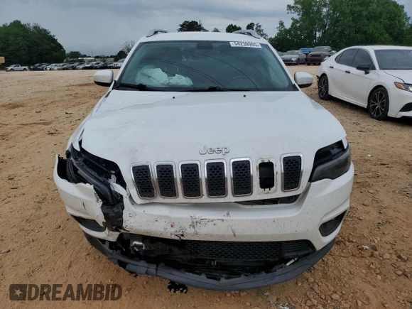2019 Jeep Cherokee Latitude Plus with VIN 1C4PJMLB7KD195798, listed as a Copart auction lot 54230905 with 80,898 mi miles and Salvage title. Bid and sale history available at DreamBid. Image 5.