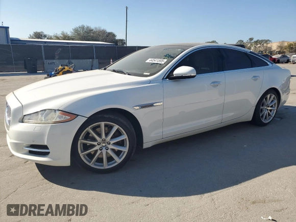 2013 Jaguar XJ with VIN SAJWJ1CD7D8V49845, listed as a Copart auction lot 44541595 with 115,931 mi miles and Clean title. Bid and sale history available at DreamBid. Image 1.