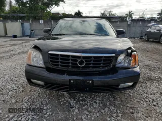 2002 Cadillac DeVille DTS with VIN 1G6KF57962U233811, listed as a Copart auction lot 80435034 with 62,005 mi miles and Salvage Title. Bid and sale history available at carsss.com. Image 5.