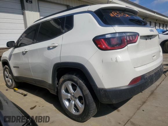 2018 Jeep Compass Latitude with VIN 3C4NJCBB5JT226168, listed as a Copart auction lot 47044735 with Not provided miles and Salvage title. Bid and sale history available at DreamBid. Image 2.