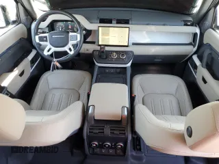 2022 Land Rover Defender SE with VIN SALEPERU8N2067390, listed as a Copart auction lot 52444155 with 35,165 mi miles and Salvage title. Bid and sale history available at DreamBid. Image 8.