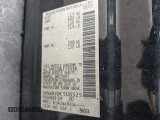 2021 Nissan Maxima SV z VIN 1N4AA6CV2MC508525, wystawiony jako IAAI lot #41892374 z przebiegiem 95 532 mil mil oraz . Historia ofert i sprzedaży dostępna na DreamBid. Obrazek 9.