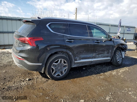 2023 Hyundai Santa Fe Hybrid SEL Premium with VIN 5NMS3DA16PH023937, listed as a Copart auction lot 43013025 with 18,939 mi miles and Salvage Title. Bid and sale history available at carsss.com. Image 3.