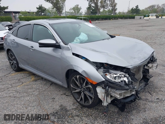 2018 Honda Civic Si with VIN 2HGFC1E50JH708274, listed as a IAAI auction lot 42034872 with 48,551 mi miles and . Bid and sale history available at DreamBid. Image 1.
