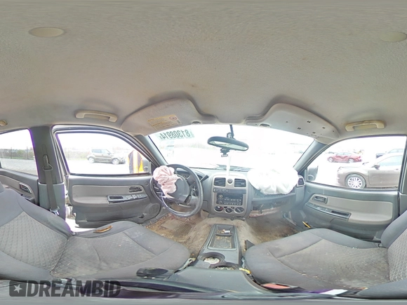 2005 GMC Canyon 1SF SLE Z71 with VIN 1GTDT136658127360, listed as a Copart auction lot 81308914 with 0 mi miles and Salvage Title. Bid and sale history available at carsss.com. Image 12.