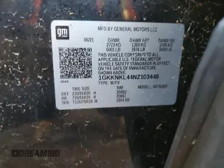2022 GMC Acadia SLE with VIN 1GKKNKL44NZ103448, listed as a Copart auction lot 77572694 with Not provided miles and Salvage title. Bid and sale history available at DreamBid. Image 14.
