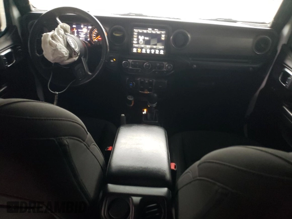 2022 Jeep Wrangler Unlimited Sport S with VIN 1C4HJXDG7NW235385, listed as a Copart auction lot 86088314 with 22,951 mi miles and Salvage Title. Bid and sale history available at carsss.com. Image 8.