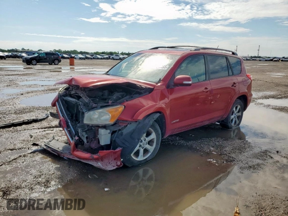 2010 Toyota RAV4 Limited with VIN 2T3DF4DV9AW082112, listed as a Copart auction lot 58347165 with 180,495 mi miles and Salvage title. Bid and sale history available at DreamBid. Image 1.