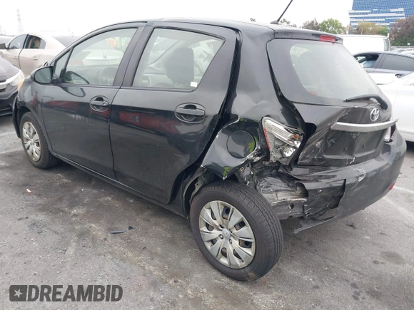 2013 Toyota Yaris L with VIN JTDKTUD36DD559675, listed as a IAAI auction lot 42044052 with Not Provided miles and . Bid and sale history available at DreamBid. Image 3.