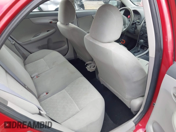 2009 Toyota Corolla with VIN 2T1BU40E09C170961, listed as a IAAI auction lot 42033860 with 192,899 mi miles and . Bid and sale history available at DreamBid. Image 8.