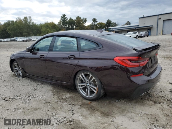 2019 BMW 6 Series 640i xDrive with VIN WBAJV6C56KBK08565, listed as a Copart auction lot 72198393 with 19,420 mi miles. Bid and sale history available at carsss.com. Image 2.