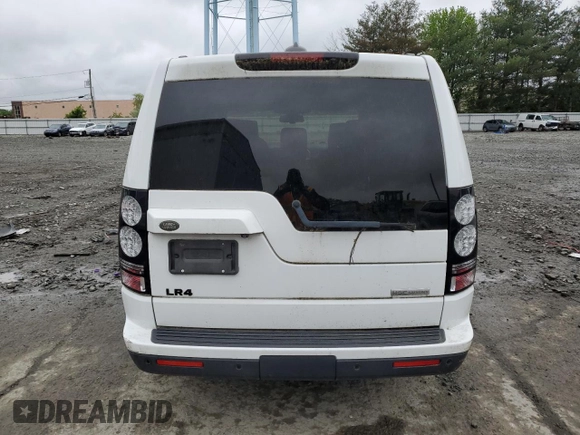 2016 Land Rover LR4 HSE Lux with VIN SALAK2V61GA802612, listed as a Copart auction lot 56620595 with Not Provided miles and Salvage Title. Bid and sale history available at DreamBid. Image 6.