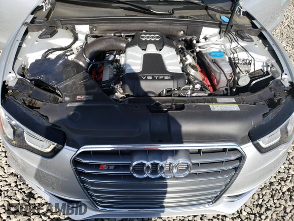 2014 Audi S5 Premium Plus with VIN WAUCGAFR7EA026615, listed as a Copart auction lot 55121824 with 17,817 mi miles and Salvage Title. Bid and sale history available at carsss.com. Image 11.
