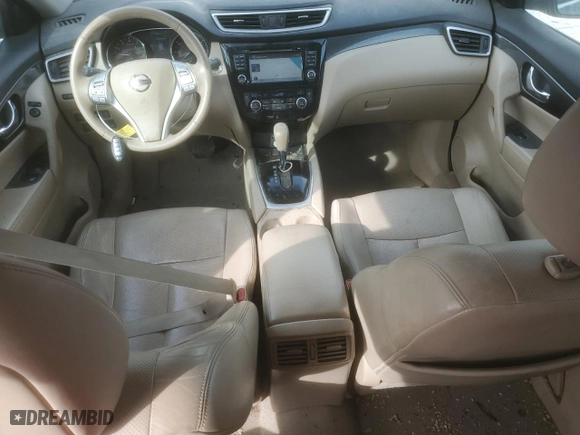 2015 Nissan Rogue SL with VIN 5N1AT2MV9FC811621, listed as a Copart auction lot 46576665 with 153,847 mi miles and Salvage Title. Bid and sale history available at carsss.com. Image 8.
