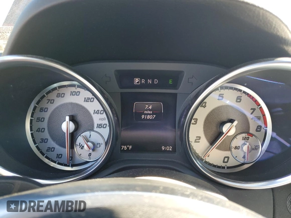 2015 Mercedes-Benz SLK-Class SLK 250 with VIN WDDPK4HA9FF101515, listed as a Copart auction lot 53091124 with 91,807 mi miles. Bid and sale history available at carsss.com. Image 9.