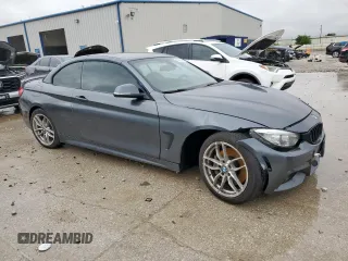 2015 BMW 4 Series 435i xDrive with VIN WBA3T7C54FP942778, listed as a Copart auction lot 54515685 with 128,423 mi miles and Salvage title. Bid and sale history available at DreamBid. Image 4.