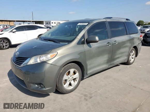 2013 Toyota Sienna LE AAS with VIN 5TDKK3DCXDS322897, listed as a Copart auction lot 65360025 with 287,988 mi miles and Clean title. Bid and sale history available at DreamBid. Image 1.