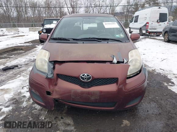 2010 Toyota Yaris with VIN JTDKT4K34A5291847, listed as a IAAI auction lot 41562243 with 182,067 mi miles. Bid and sale history available at carsss.com. Image 6.