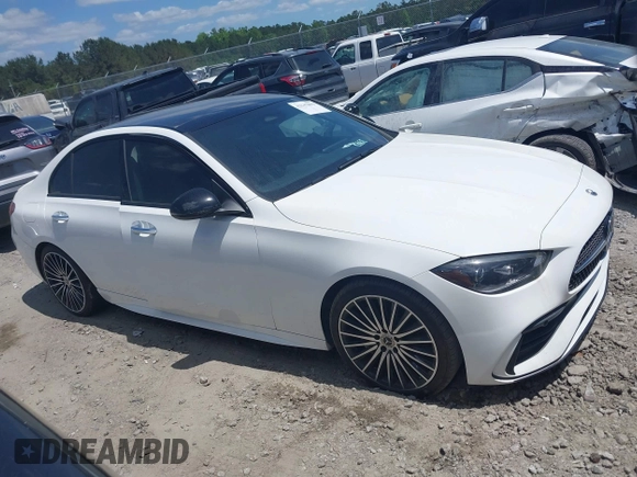 2023 Mercedes-Benz C 300 with VIN W1KAF4GB9PR090892, listed as a IAAI auction lot 42147894 with 48,792 mi miles and . Bid and sale history available at DreamBid. Image 13.