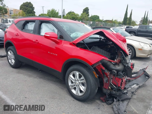 2021 Chevrolet Blazer LT with VIN 3GNKBBRA6MS523815, listed as a IAAI auction lot 42369013 with 69,641 mi miles and . Bid and sale history available at DreamBid. Image 1.