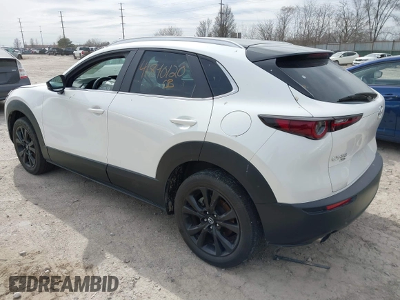 2022 Mazda CX-30 2.5 Turbo with VIN 3MVDMBAY3NM400501, listed as a IAAI auction lot 41840120 with 34,150 mi miles and . Bid and sale history available at carsss.com. Image 3.