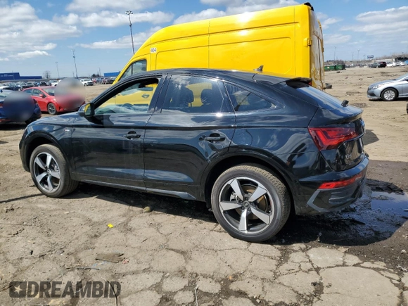 2022 Audi Q5 Sportback S line Premium Plus with VIN WA15AAFY0N2007820, listed as a Copart auction lot 51430355 with 29,057 mi miles and Clean title. Bid and sale history available at DreamBid. Image 2.