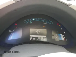 2016 Nissan LEAF SL with VIN 1N4BZ0CP5GC307492, listed as a Copart auction lot 49451885 with 89,430 mi miles and Clean Title. Bid and sale history available at carsss.com. Image 9.