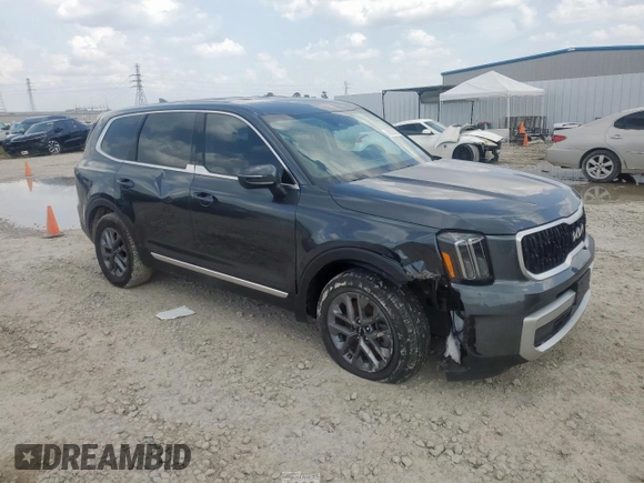 2024 Kia Telluride LX with VIN 5XYP24GC2RG422360, listed as a Copart auction lot 62928185 with 23,563 mi miles and Salvage title. Bid and sale history available at DreamBid. Image 4.
