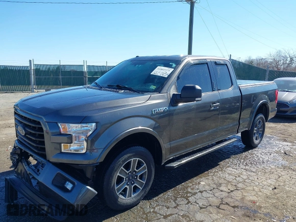 2017 Ford F-150 XL with VIN 1FTFX1EF9HKE56619, listed as a IAAI auction lot 41802575 with 128,051 mi miles. Bid and sale history available at carsss.com. Image 17.
