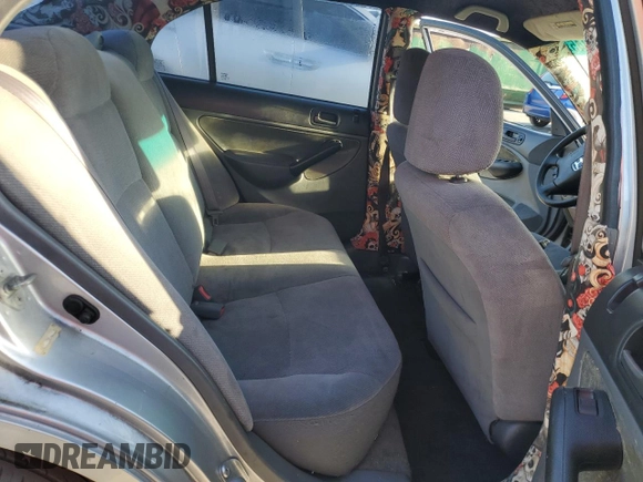 2001 Honda Civic LX with VIN 2HGES15531H544212, listed as a Copart auction lot 50303845 with 0 mi miles and Salvage Title. Bid and sale history available at carsss.com. Image 10.
