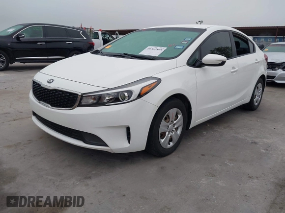2017 Kia Forte LX with VIN 3KPFK4A7XHE112475, listed as a IAAI auction lot 40762895 with 61,394 mi miles. Bid and sale history available at carsss.com. Image 2.
