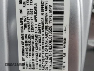 2010 Honda Accord Crosstour EX with VIN 5J6TF1H3XAL013526, listed as a Copart auction lot 49573794 with 166,530 mi miles and Non Repairable. Bid and sale history available at carsss.com. Image 15.